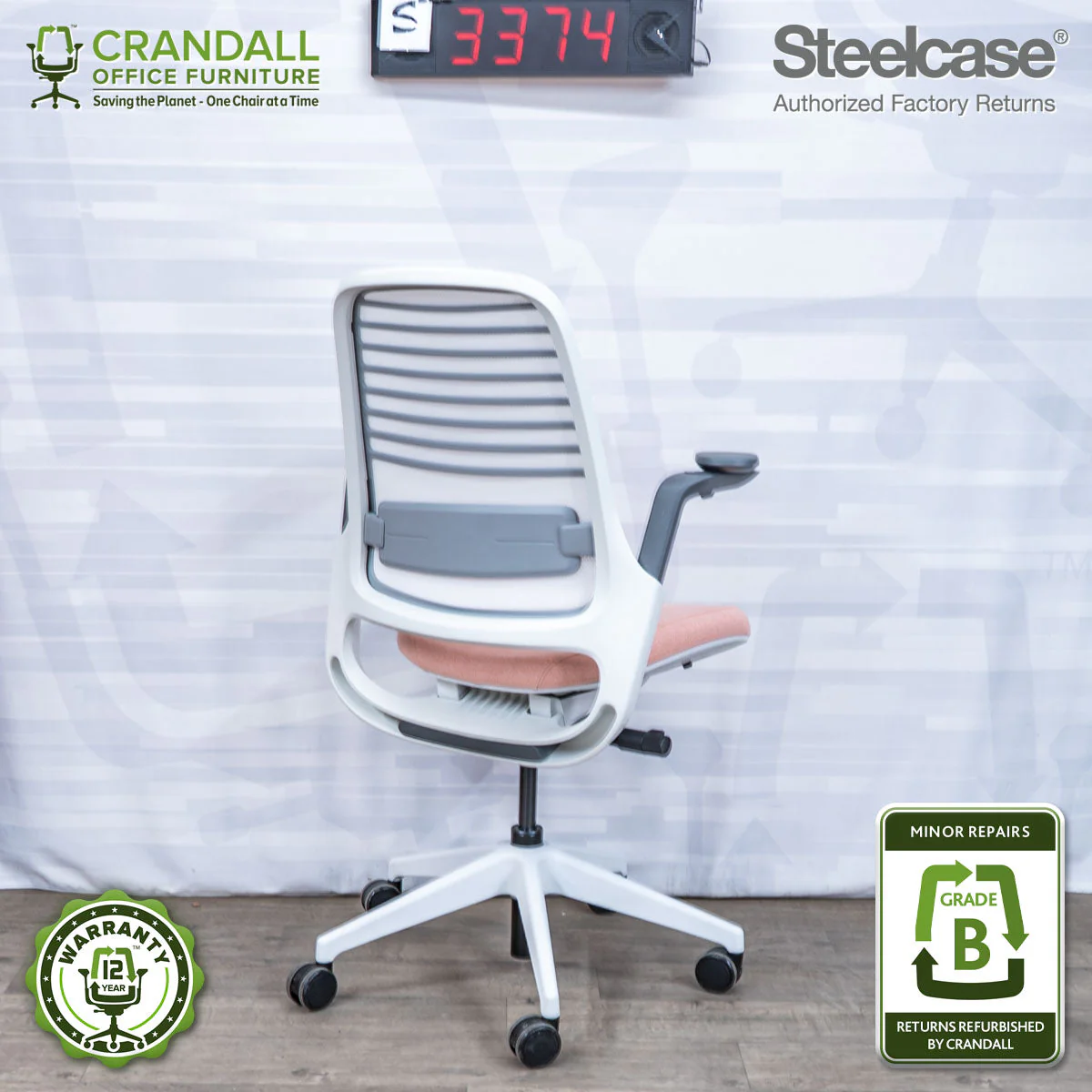 S-3374 - Steelcase Series 1 - Grade B - Image 2