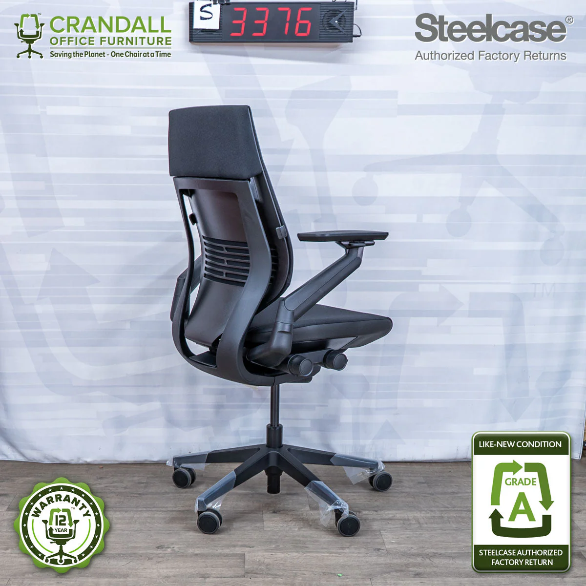 S-3376 - Steelcase Gesture - Grade A - Image 2