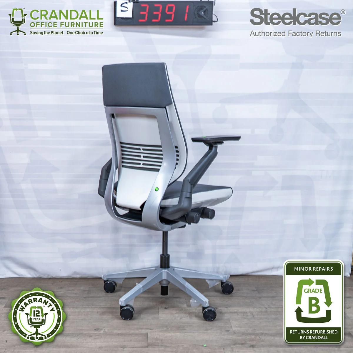 S-3391 - Steelcase Gesture - Grade B - Image 2