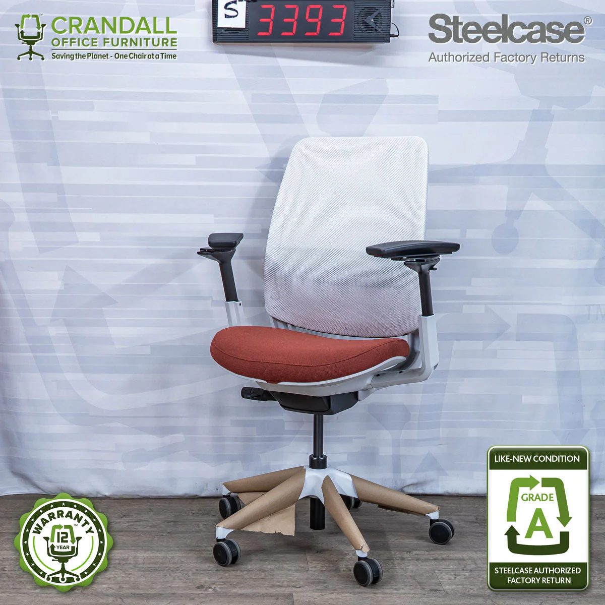 S-3393 - Steelcase Series 2 - Grade A