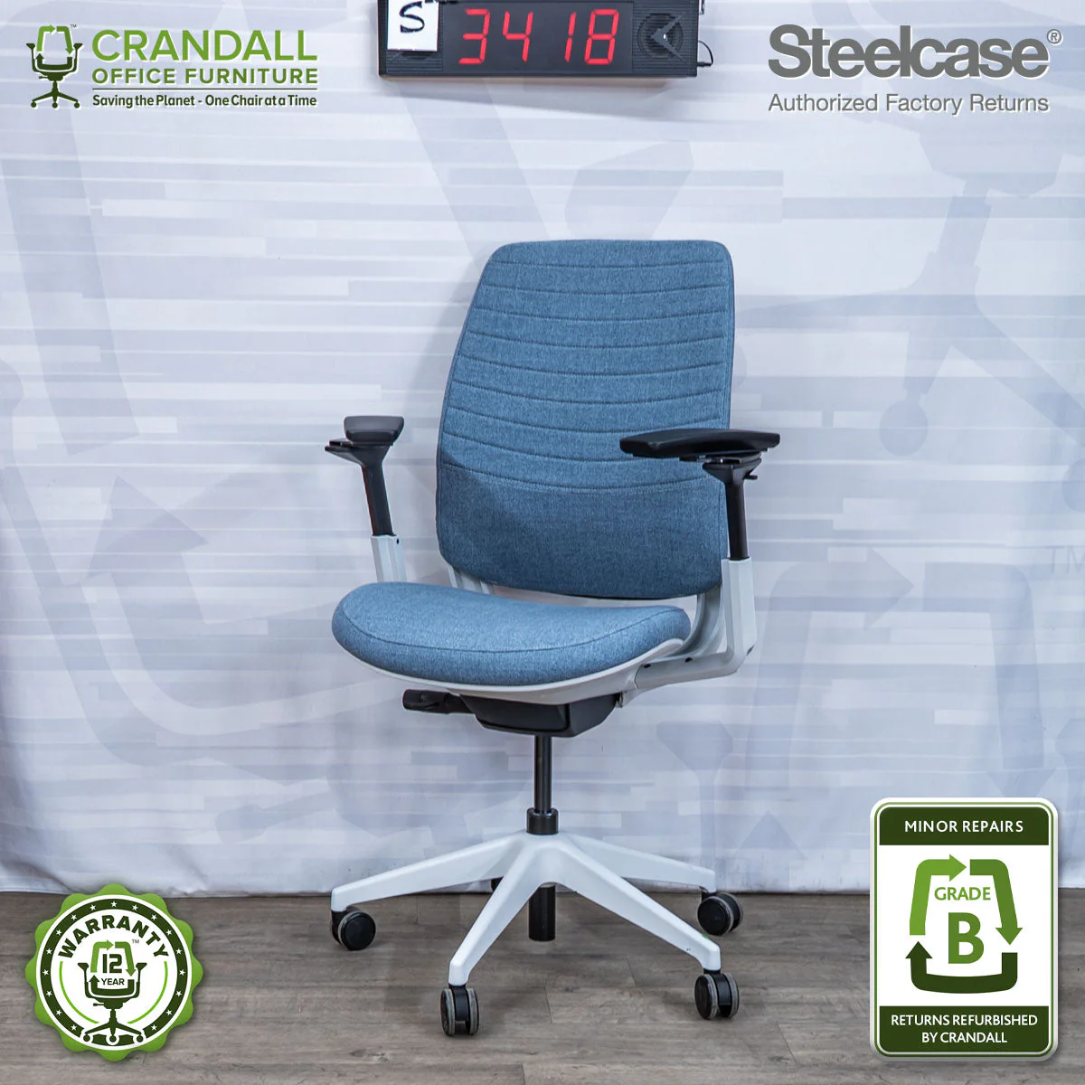 S-3418 - Steelcase Series 2 - Grade B