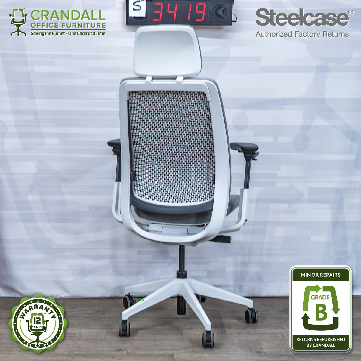 S-3419 - Steelcase Series 2 - Grade B - Image 2