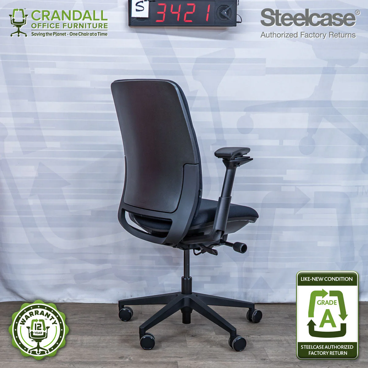 S-3421 - Steelcase Amia - Grade A - Image 2