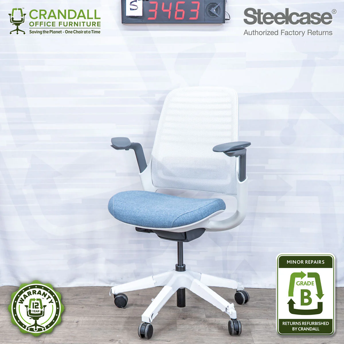 S-3463 - Steelcase Series 1 - Grade B