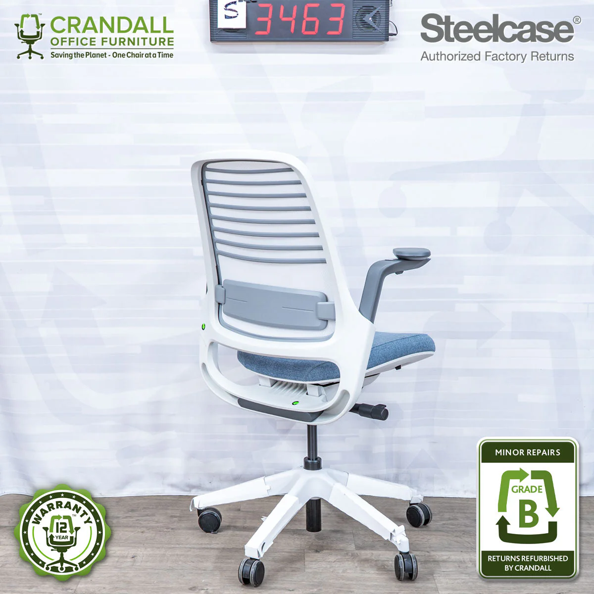 S-3463 - Steelcase Series 1 - Grade B - Image 2