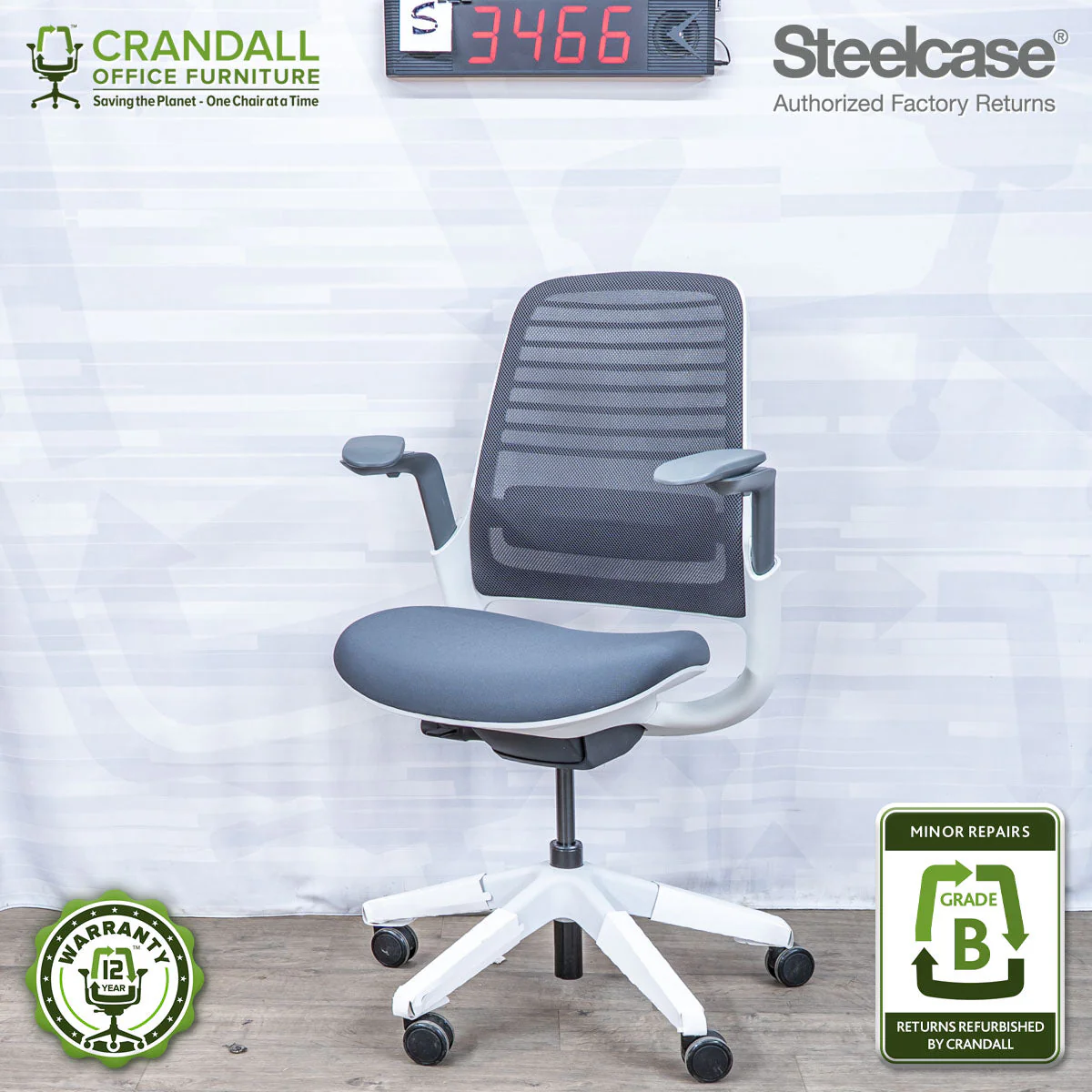 S-3466 - Steelcase Series 1 - Grade B