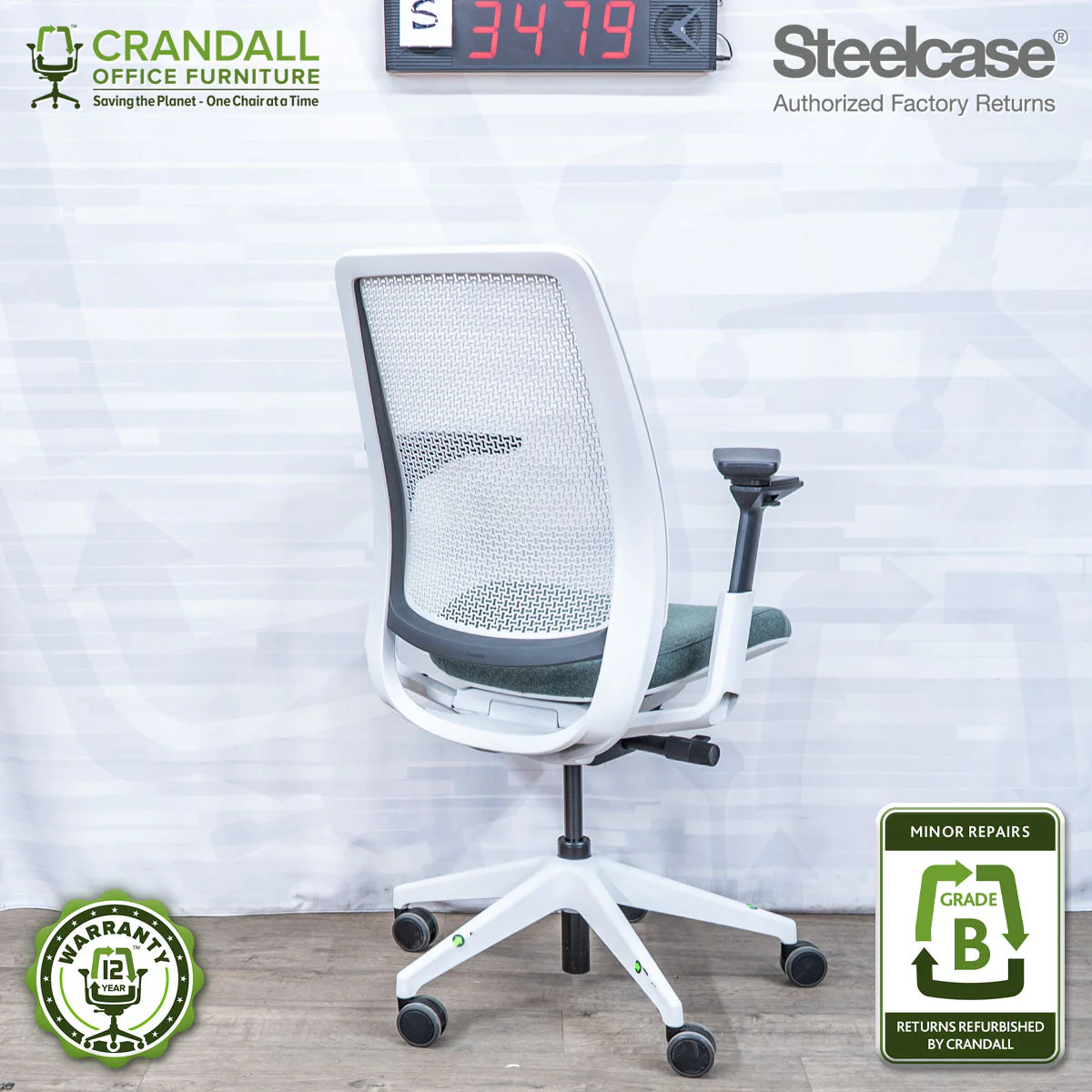 S-3479 - Steelcase Series 2 - Grade B - Image 2