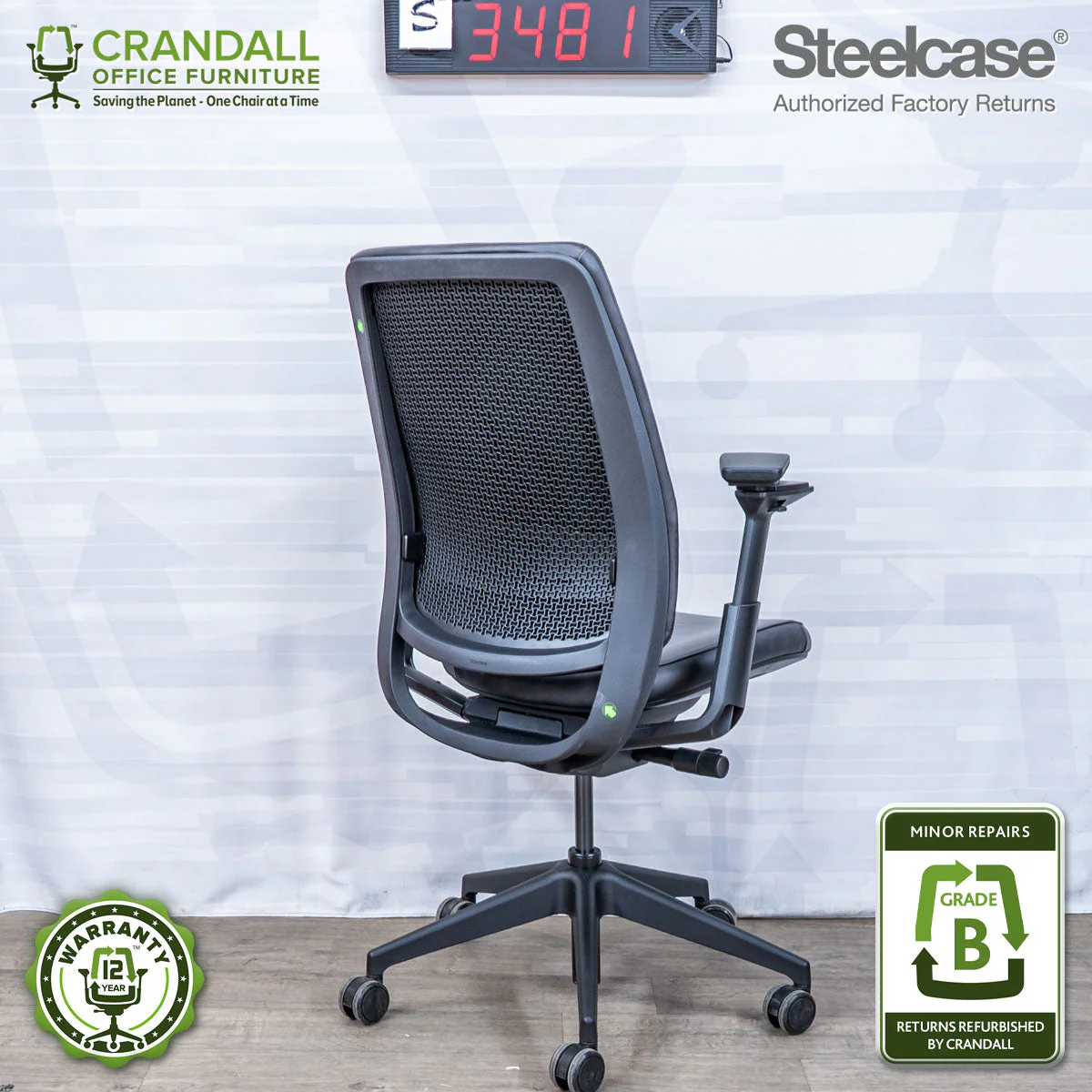 S-3481 - Steelcase Series 2 - Grade B - Image 2