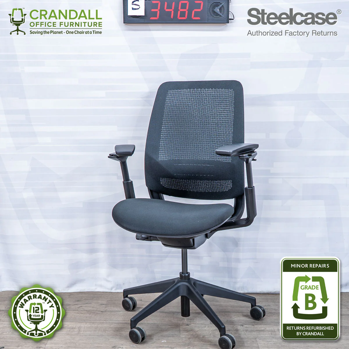 S-3482 - Steelcase Series 2 - Grade B