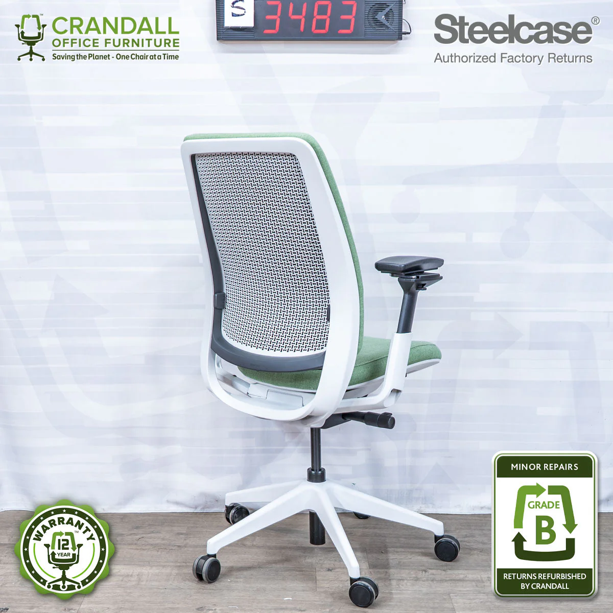 S-3483 - Steelcase Series 2 - Grade B - Image 2
