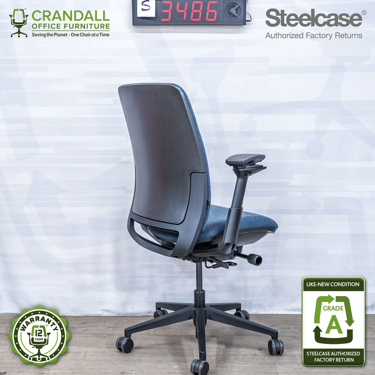 S-3486 - Steelcase Amia - Grade A - Image 2