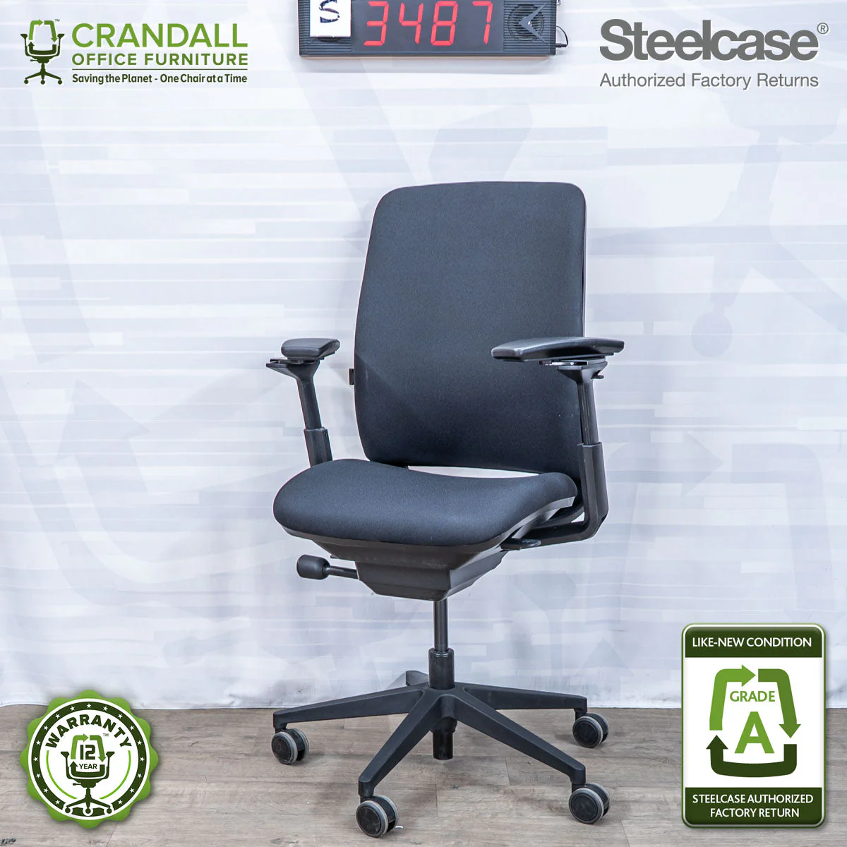S-3487 - Steelcase Amia - Grade A