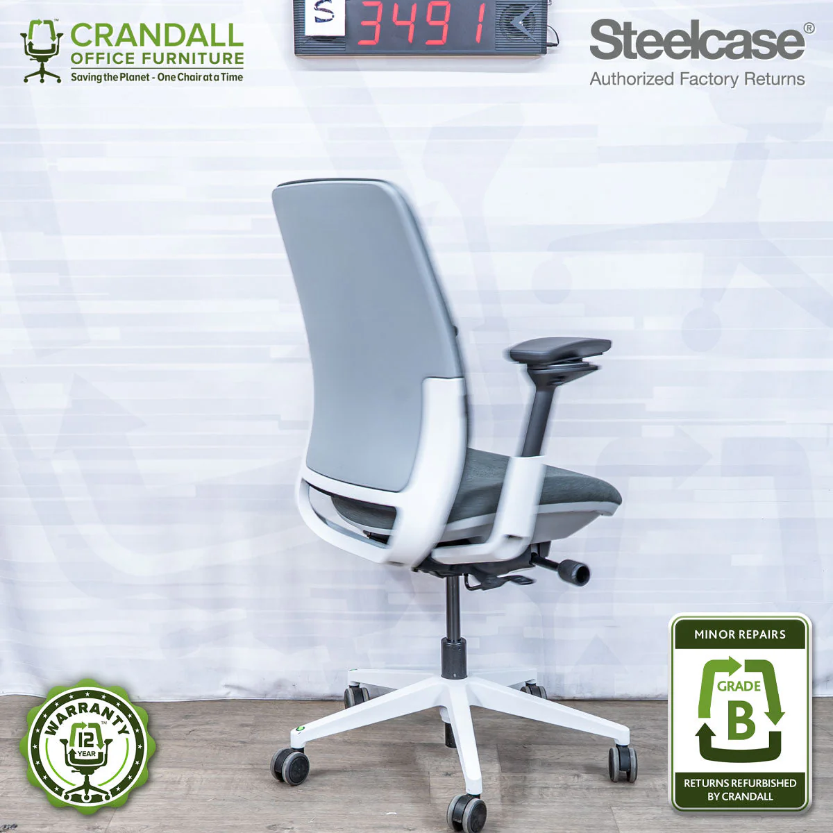 S-3491 - Steelcase Amia - Grade B - Image 2