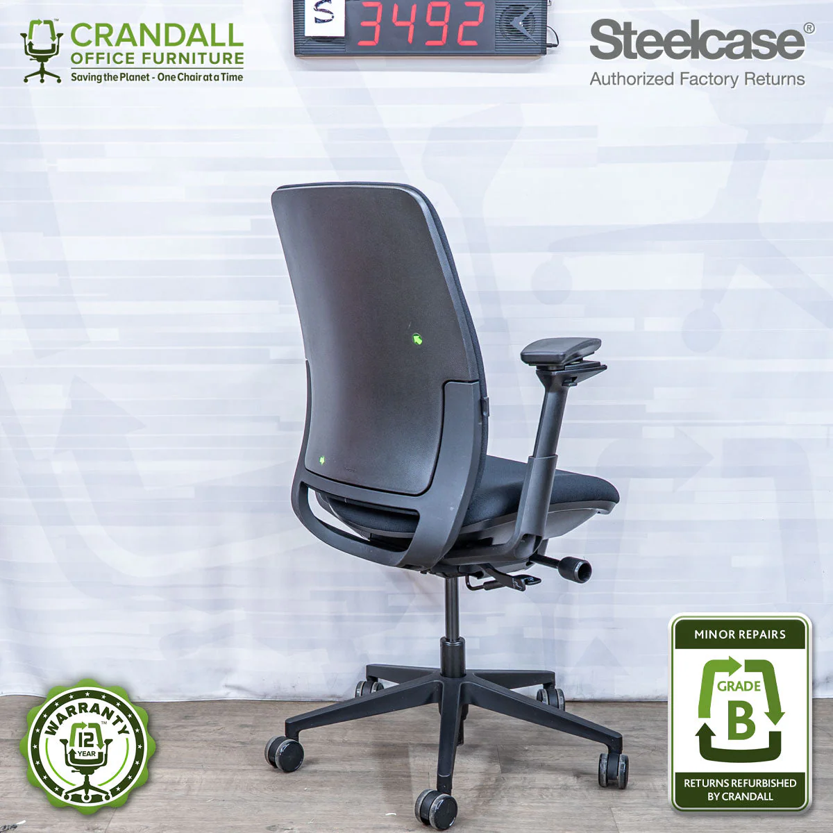 S-3492 - Steelcase Amia - Grade B - Image 2