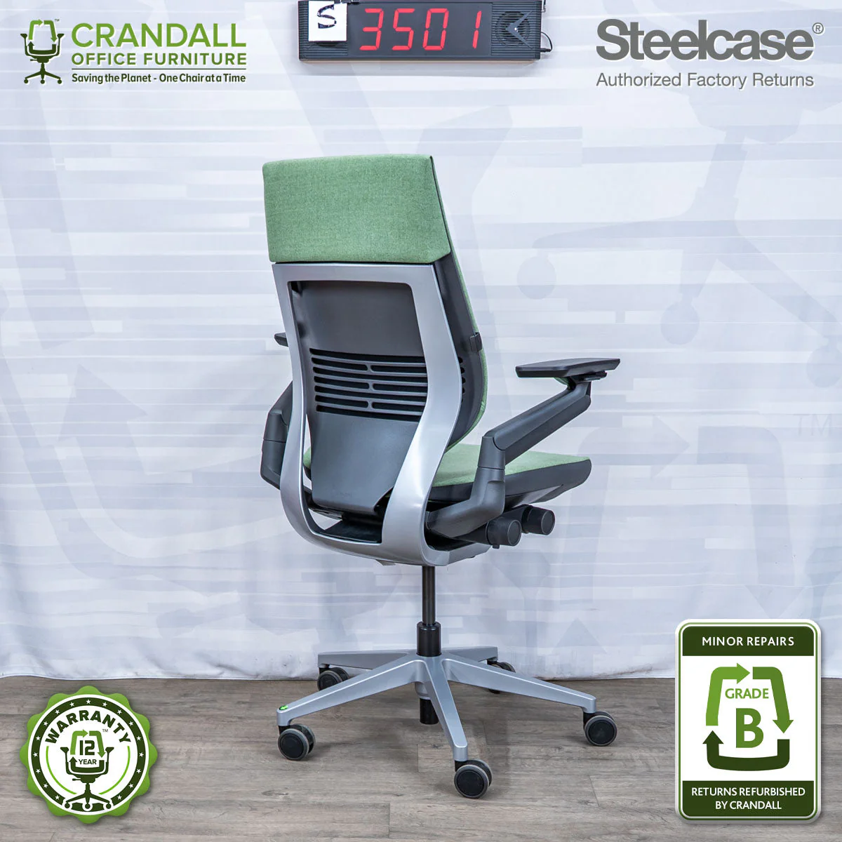S-3501 - Steelcase Gesture - Grade B - Image 2