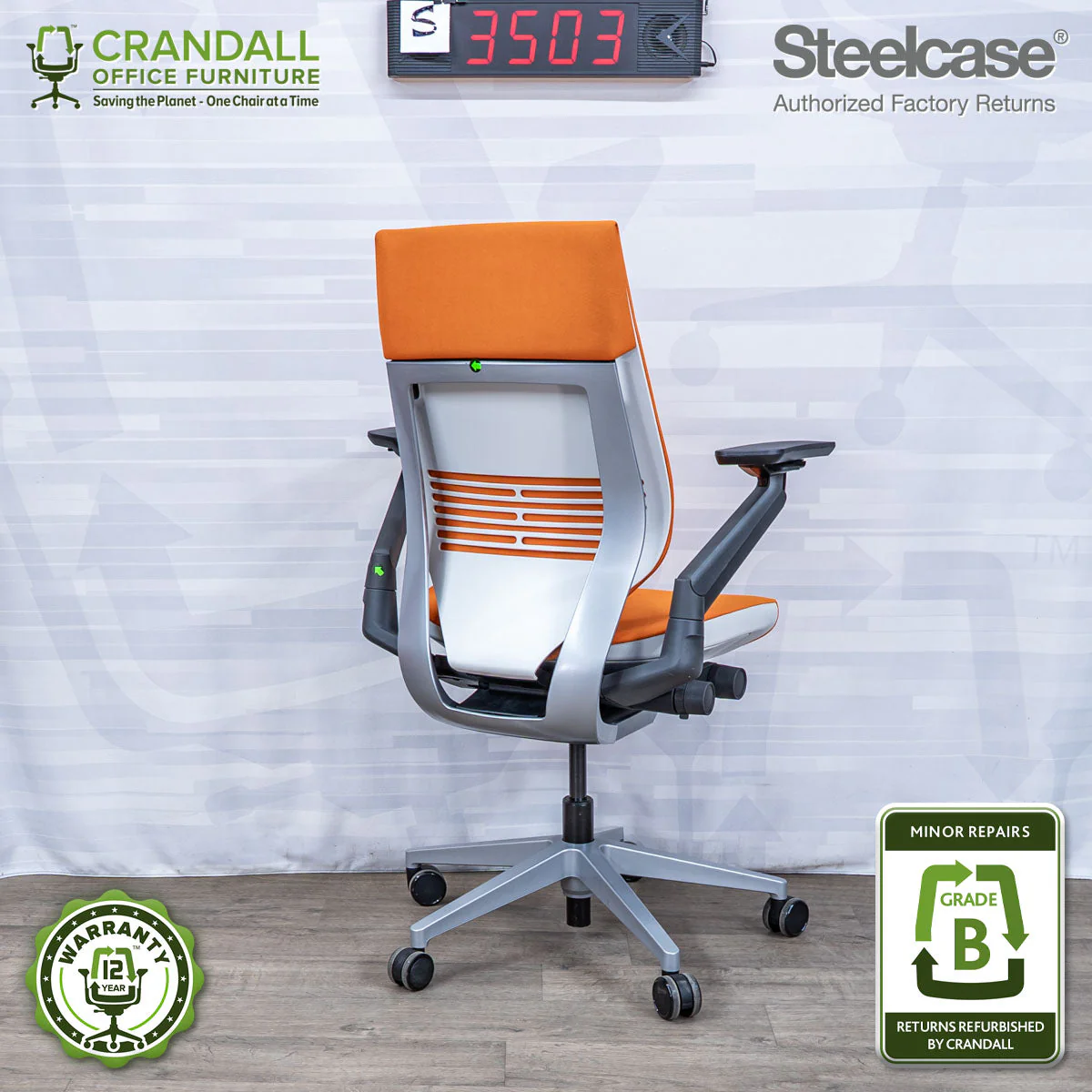 S-3503 - Steelcase Gesture - Grade B - Image 2