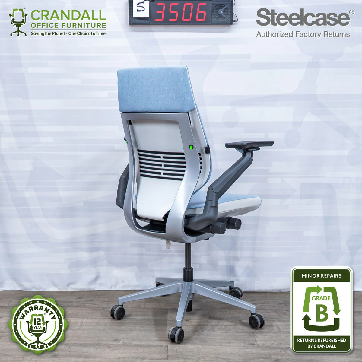 S-3506 - Steelcase Gesture - Grade B - Image 2