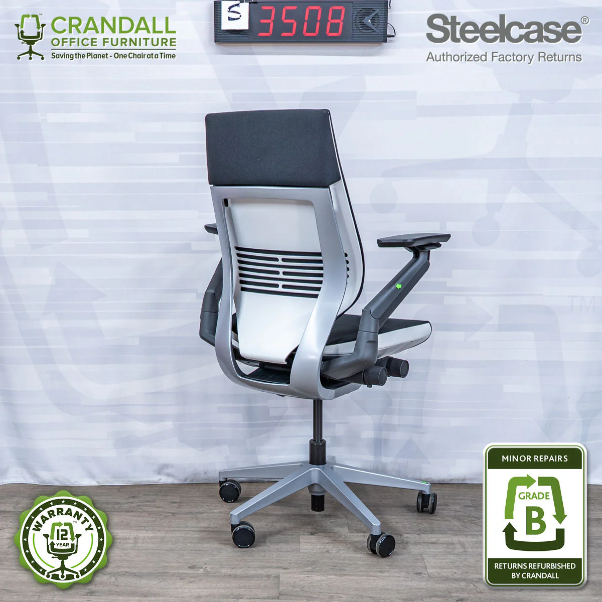 S-3508 - Steelcase Gesture - Grade B - Image 2