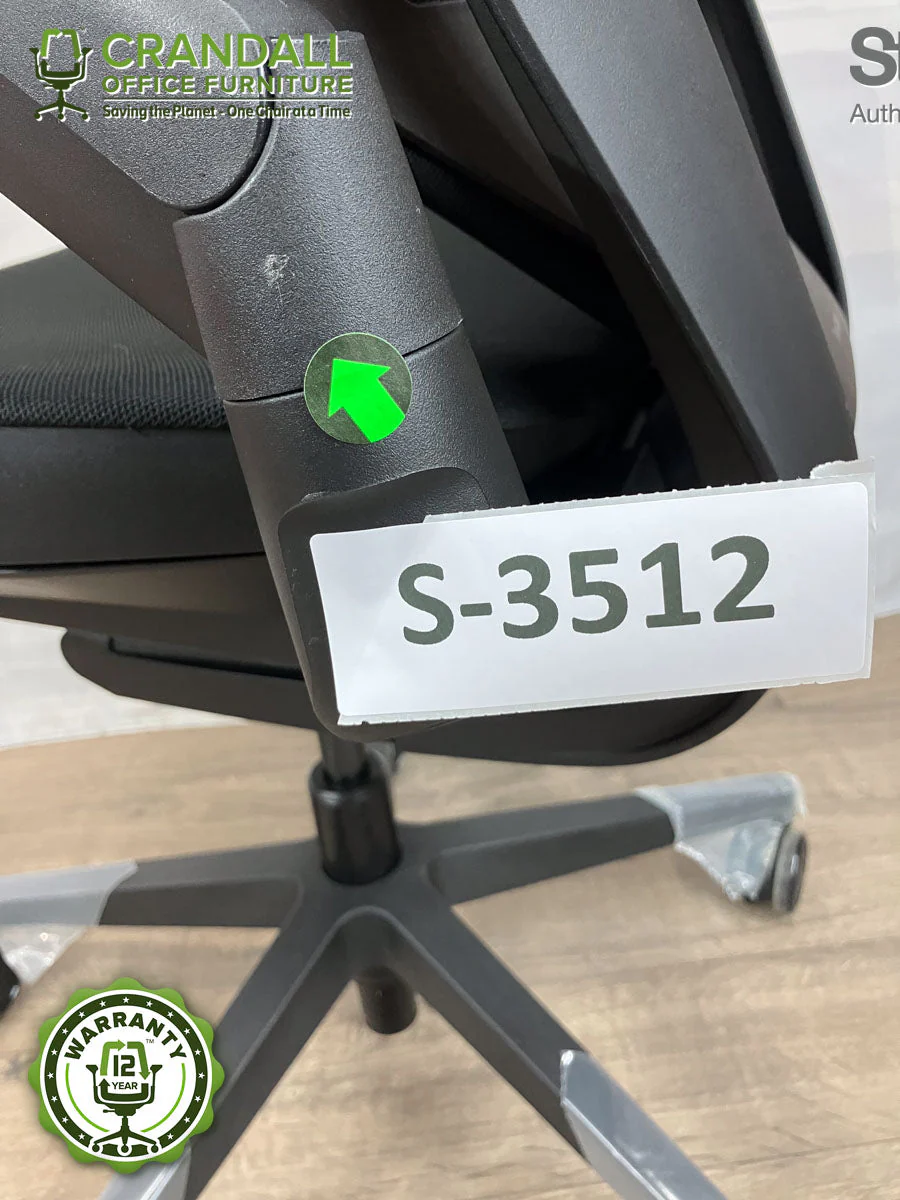 S-3512 - Steelcase Gesture with Headrest - Grade B - Image 3
