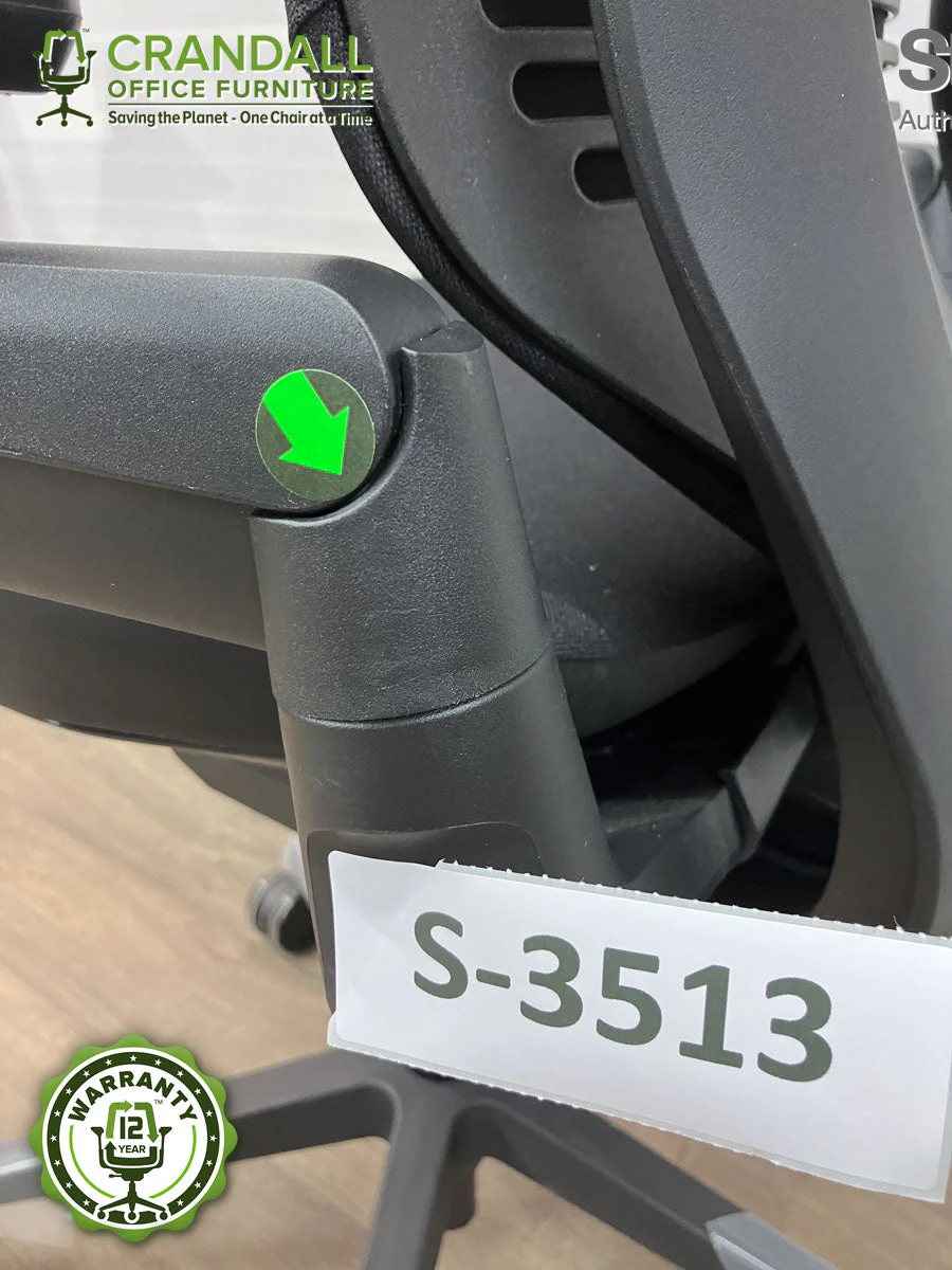 S-3513 - Steelcase Gesture with Headrest - Grade B - Image 3