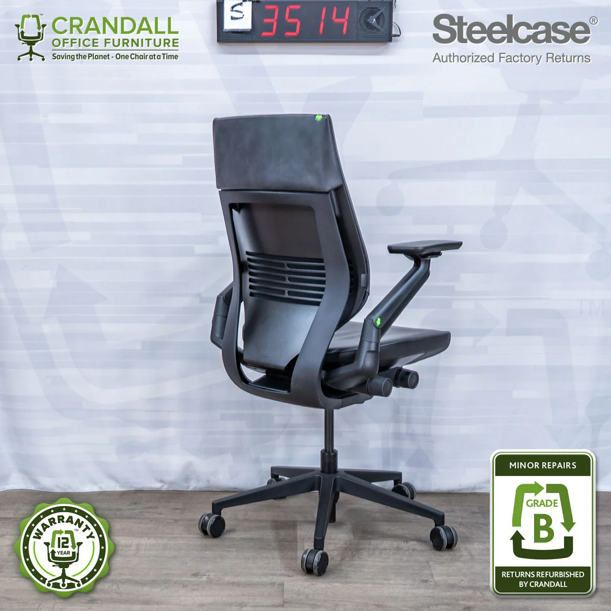 S-3514 - Steelcase Gesture - Grade B - Image 2
