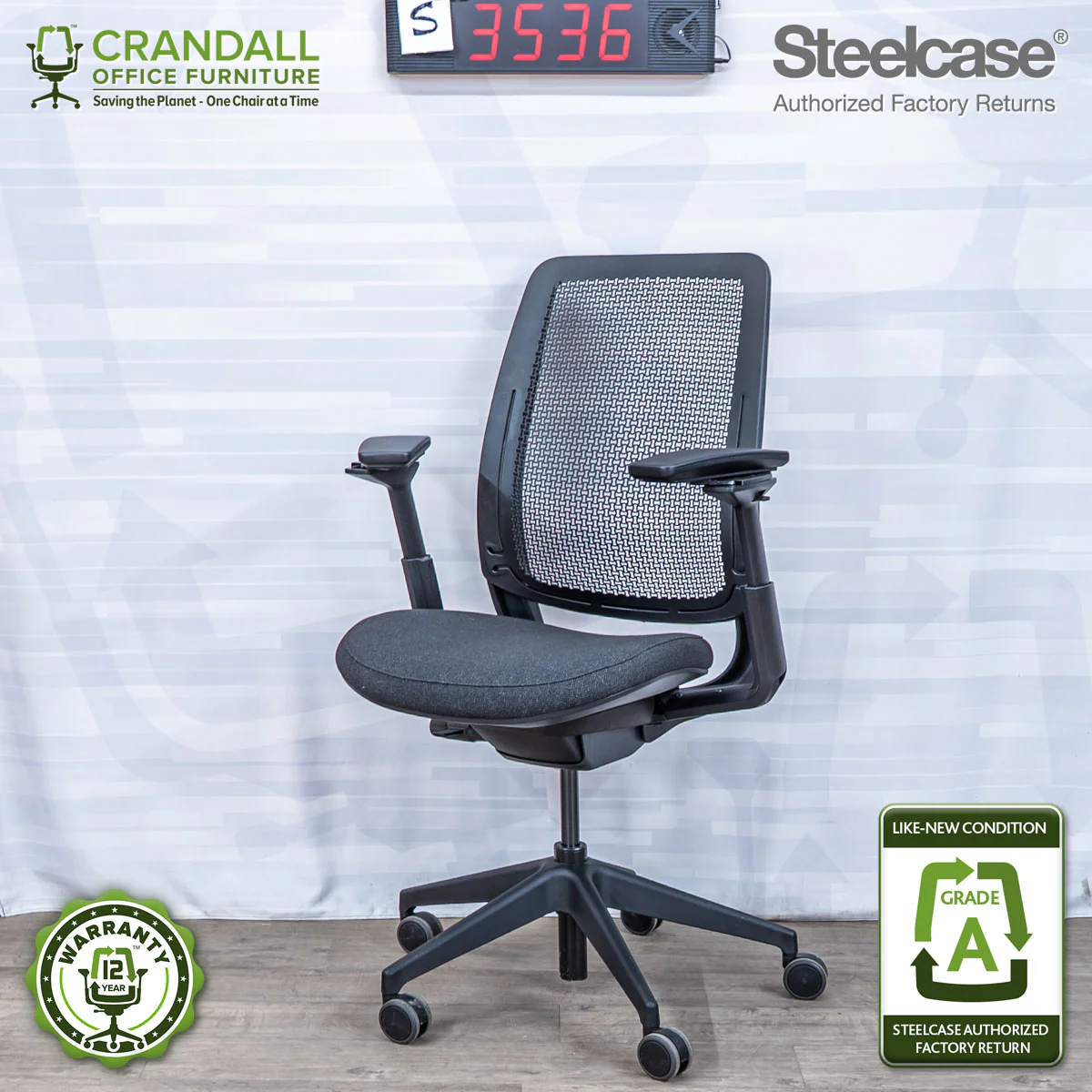 S-3536 - Steelcase Series 2 - Grade A