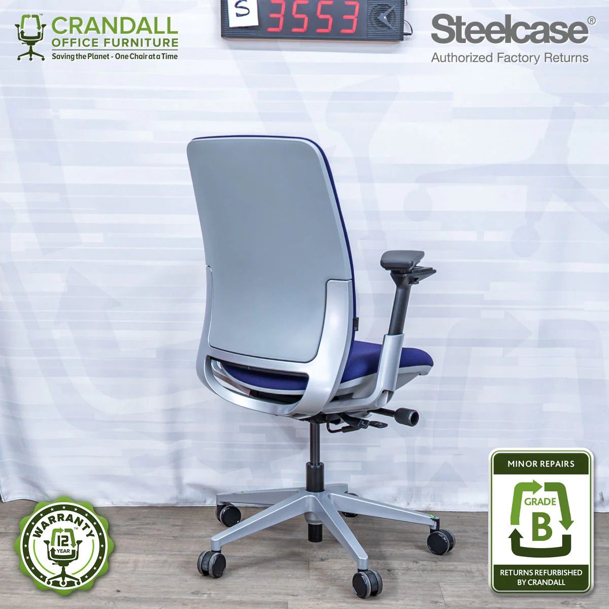 S-3553 - Steelcase Amia - Grade B - Image 2
