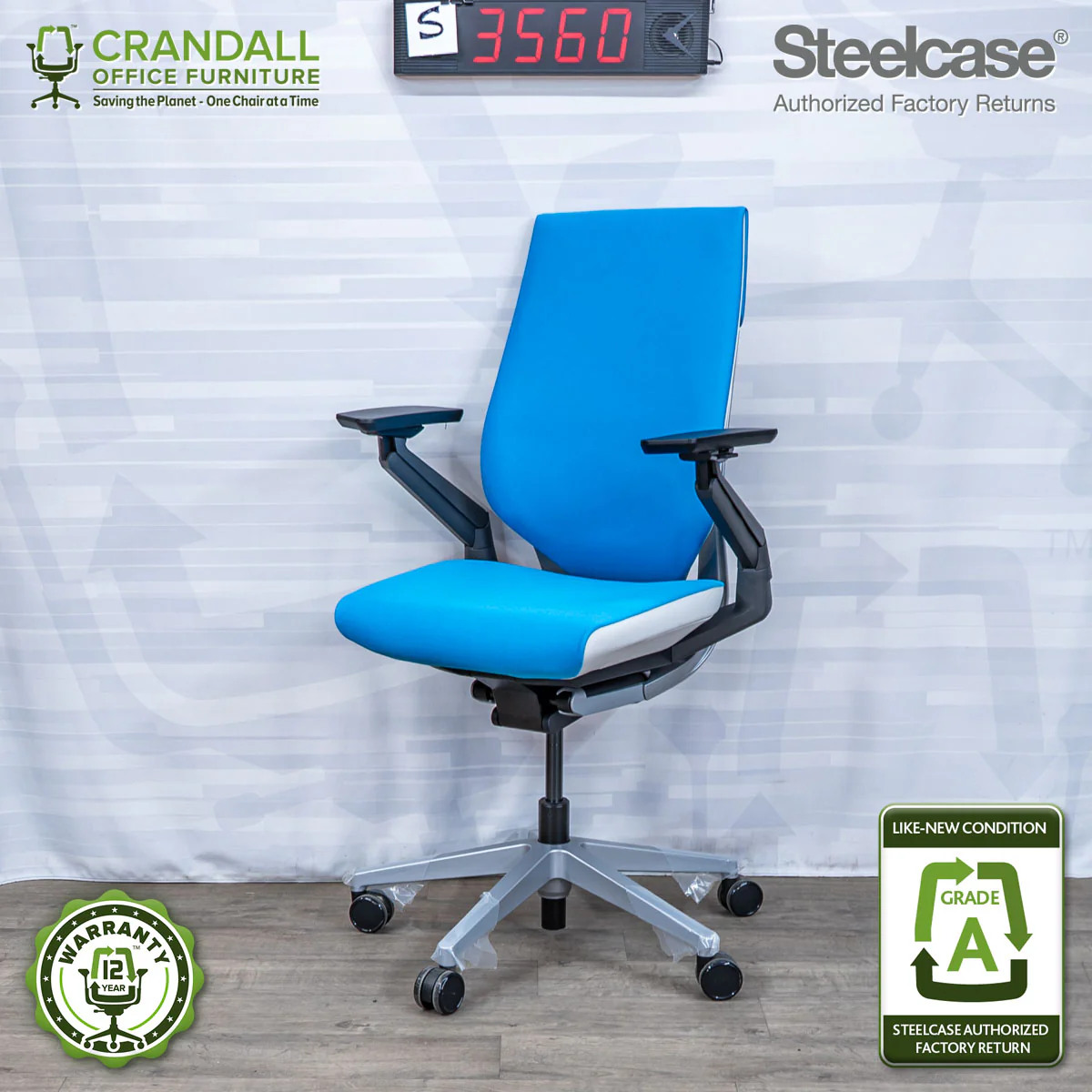 S-3560 - Steelcase Gesture - Grade A
