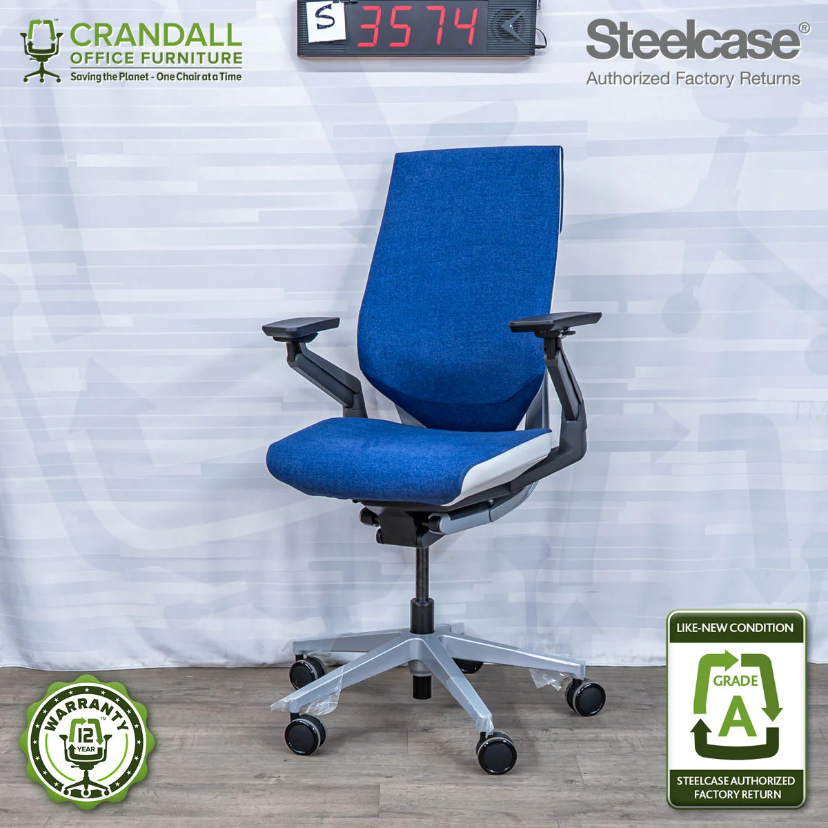 S-3574 - Steelcase Gesture - Grade A