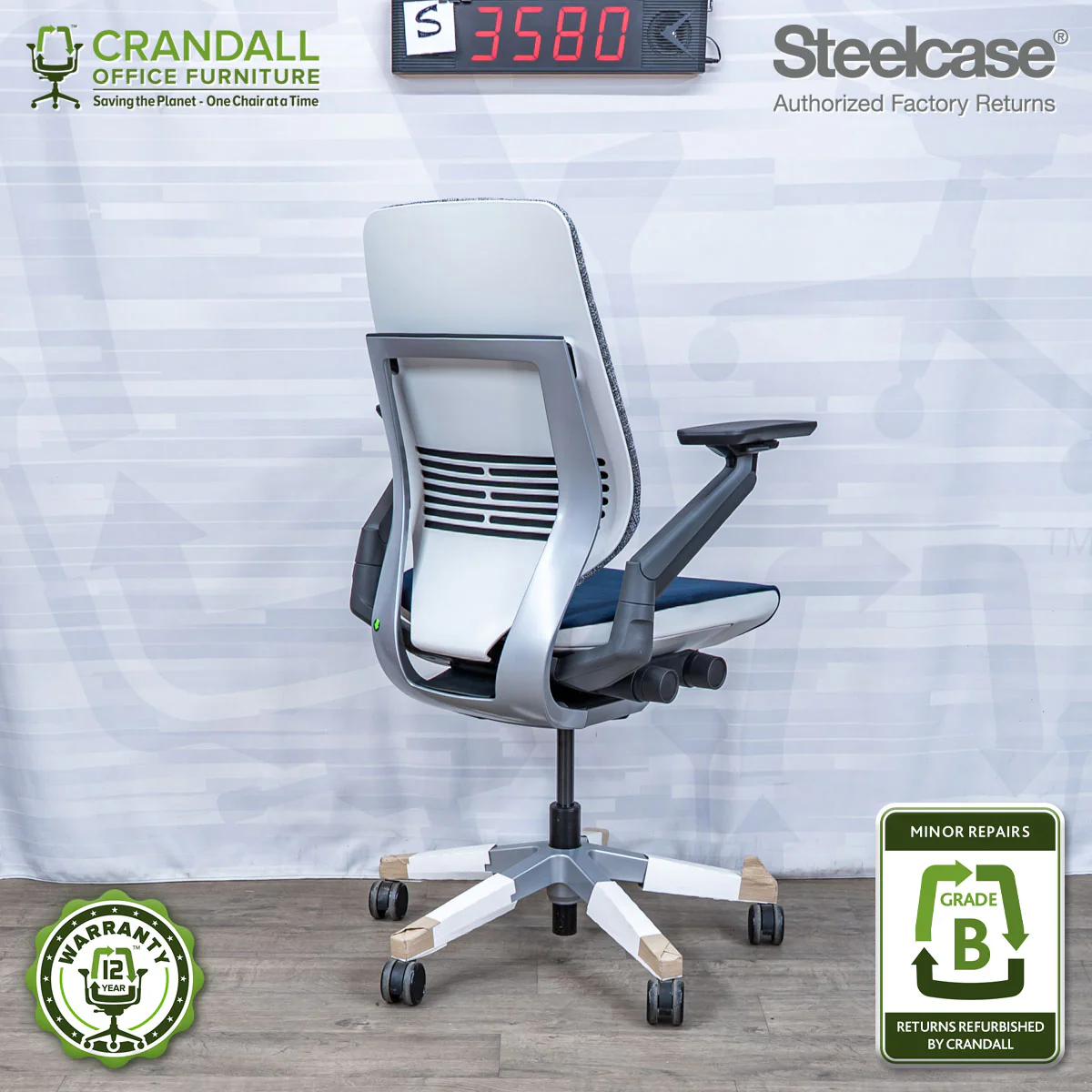 S-3580 - Steelcase Gesture - Grade B - Image 2