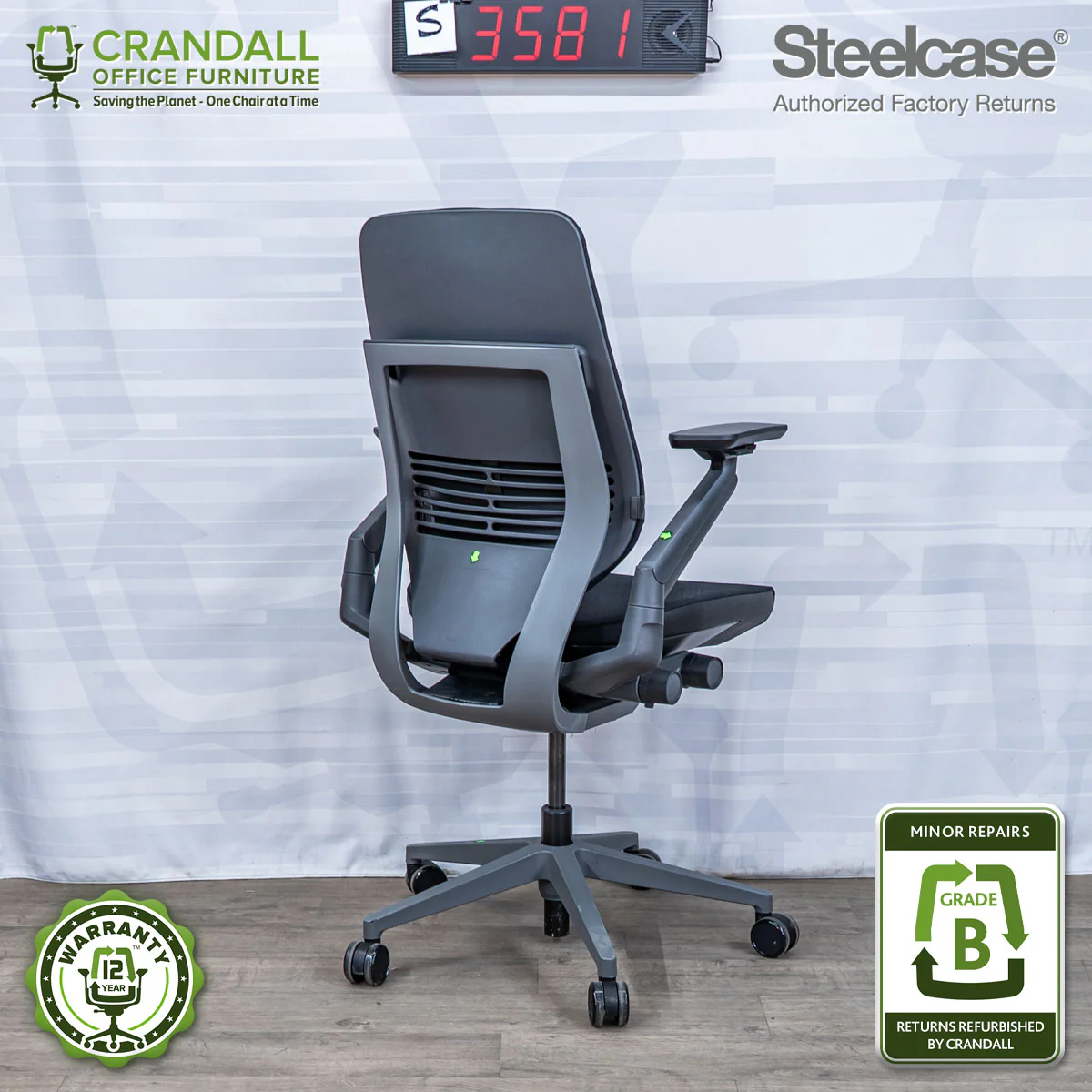 S-3581 - Steelcase Gesture - Grade B - Image 2