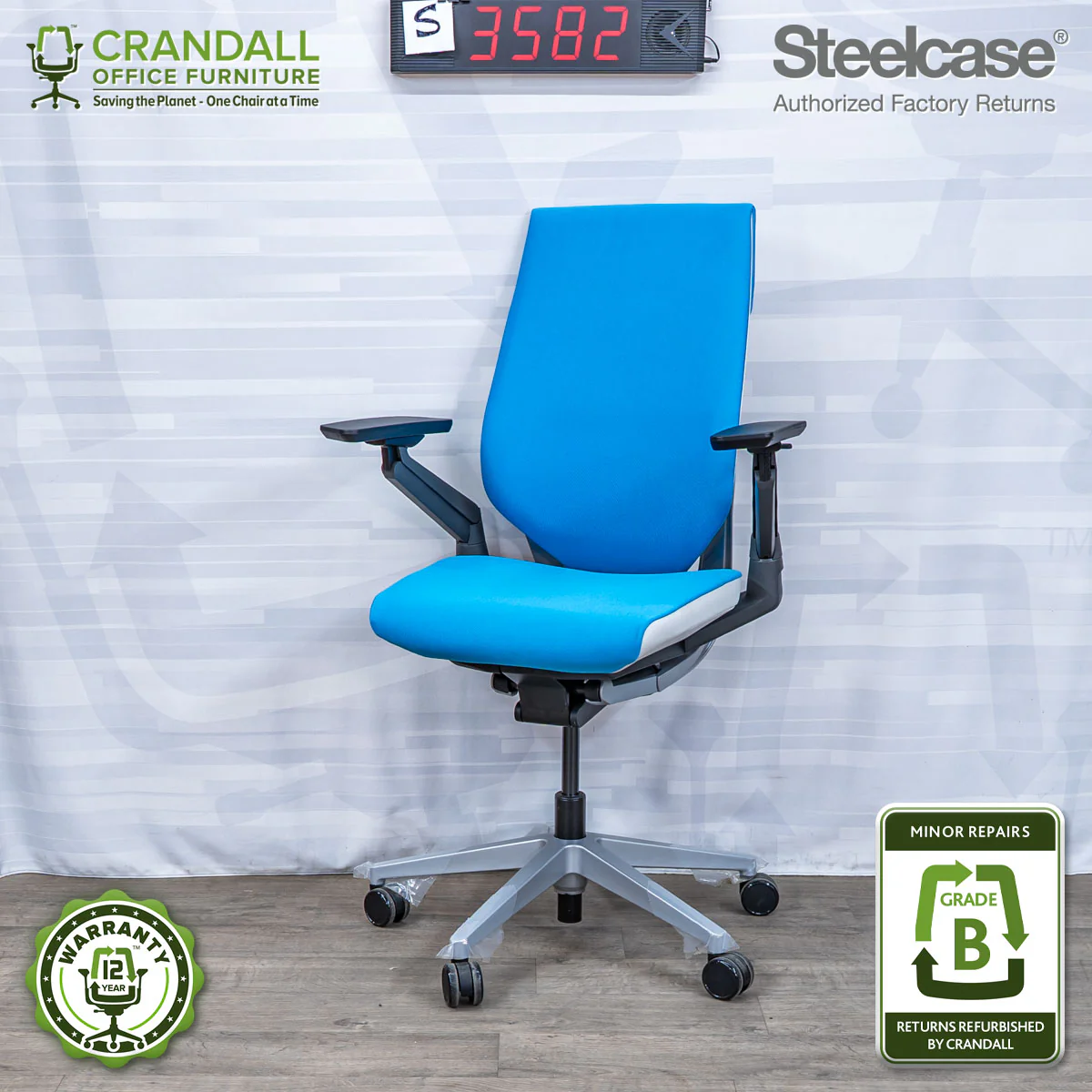 S-3582 - Steelcase Gesture - Grade B