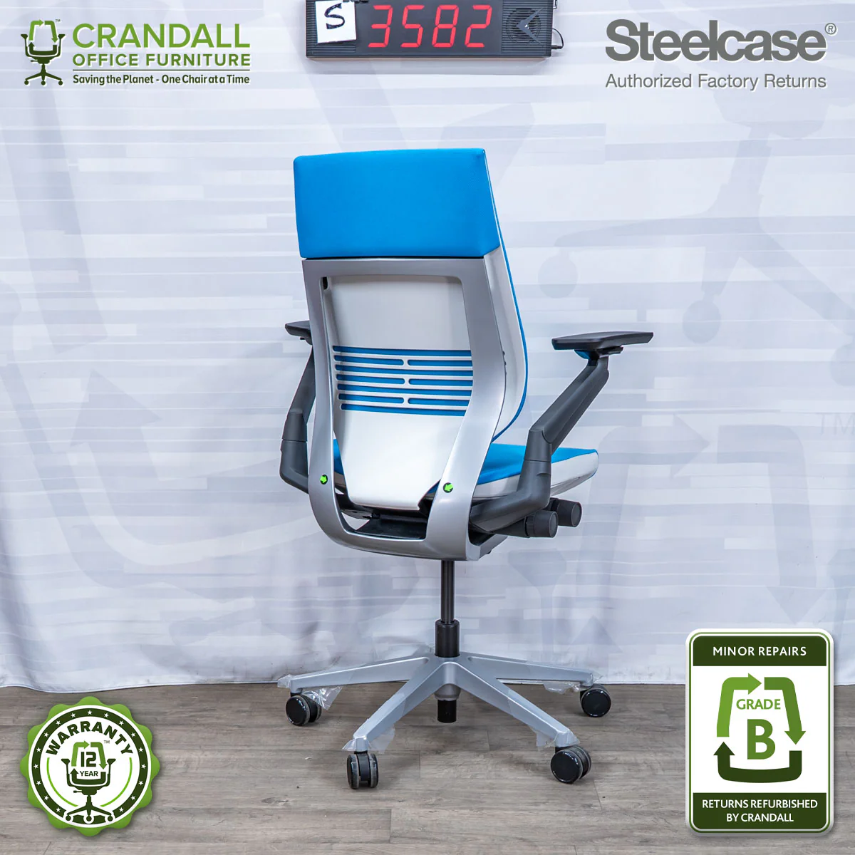 S-3582 - Steelcase Gesture - Grade B - Image 2