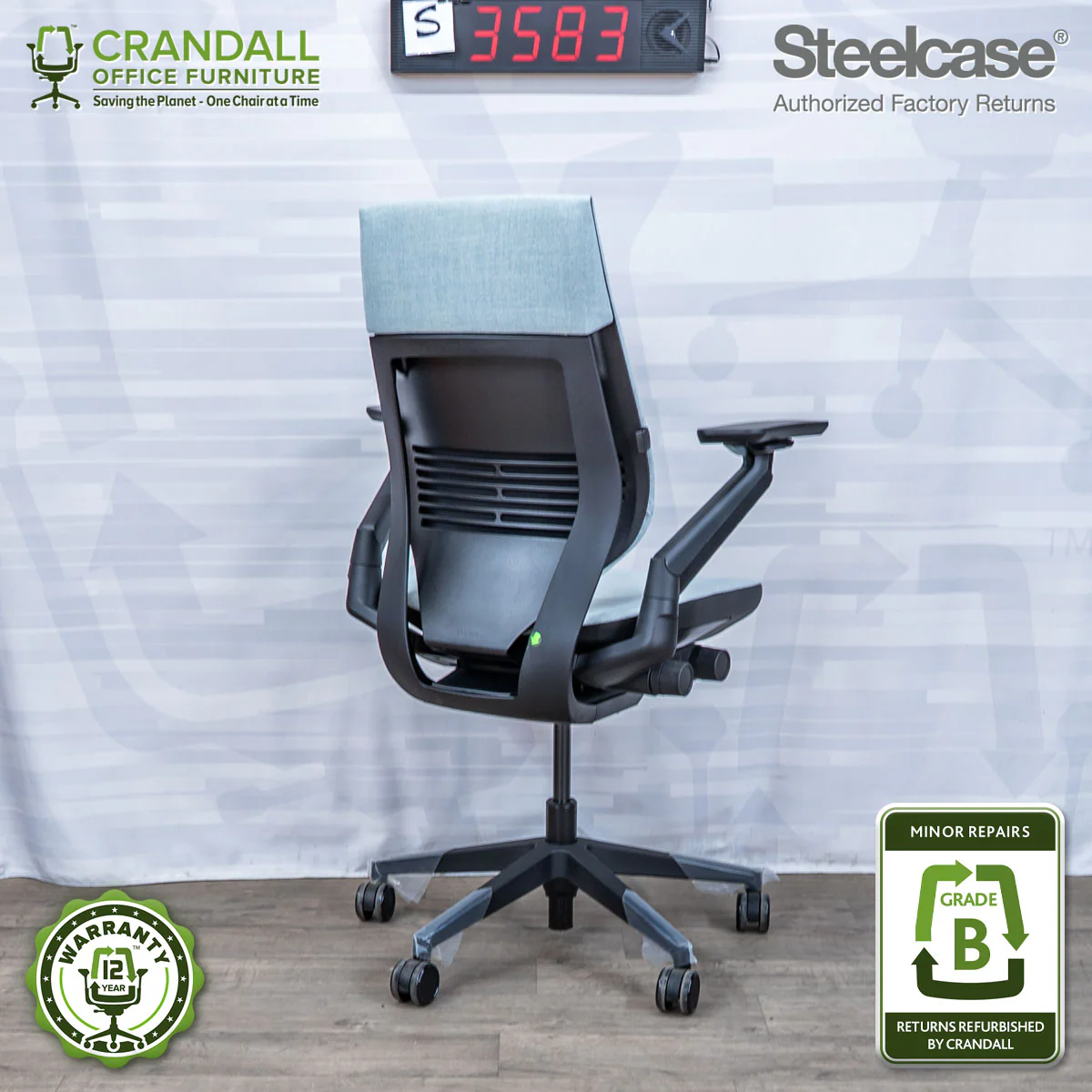 S-3583 - Steelcase Gesture - Grade B - Image 2