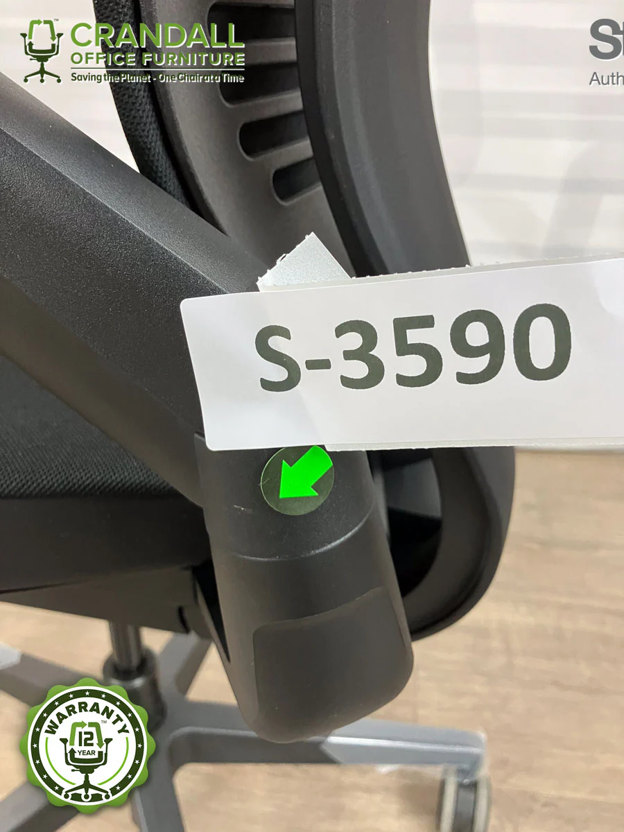 S-3590 - Steelcase Gesture with Headrest - Grade B - Image 3
