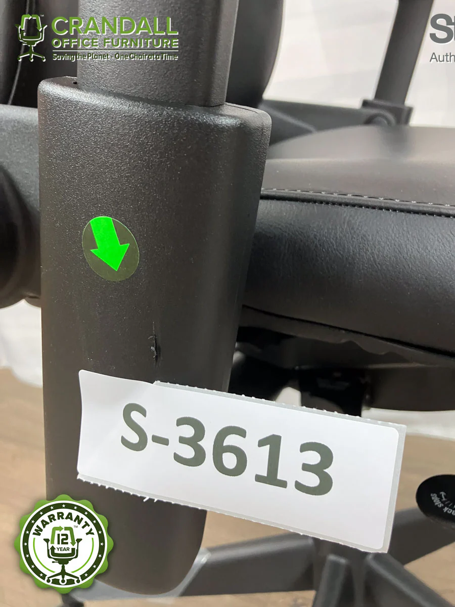 S-3613 - Steelcase V2 Leap - Grade B - Image 4