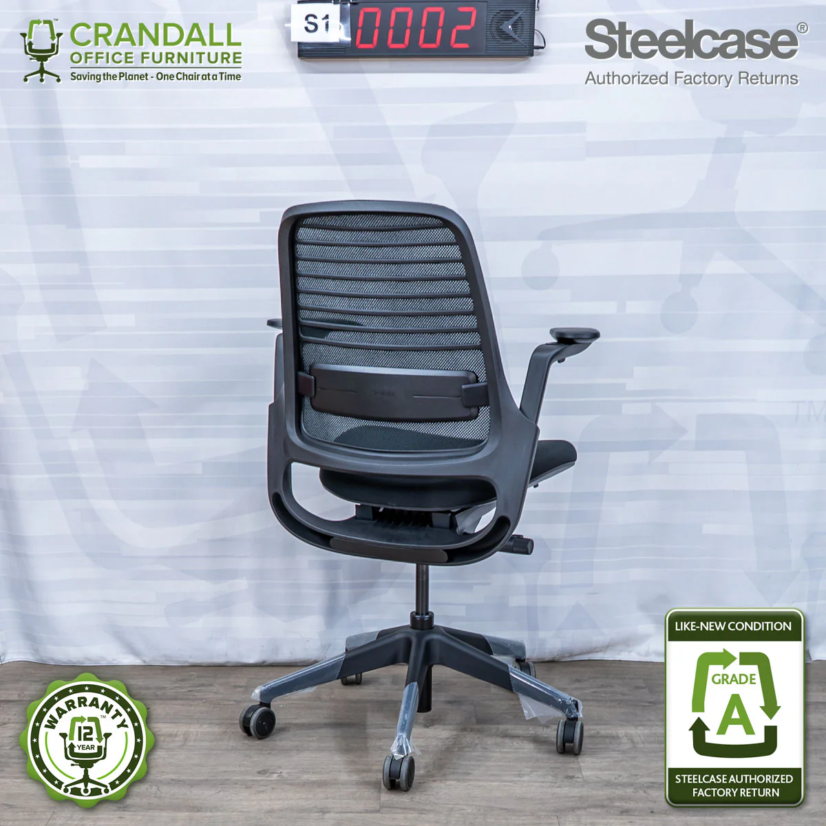 S1-0002 - Steelcase Series 1 - Grade A - Image 2