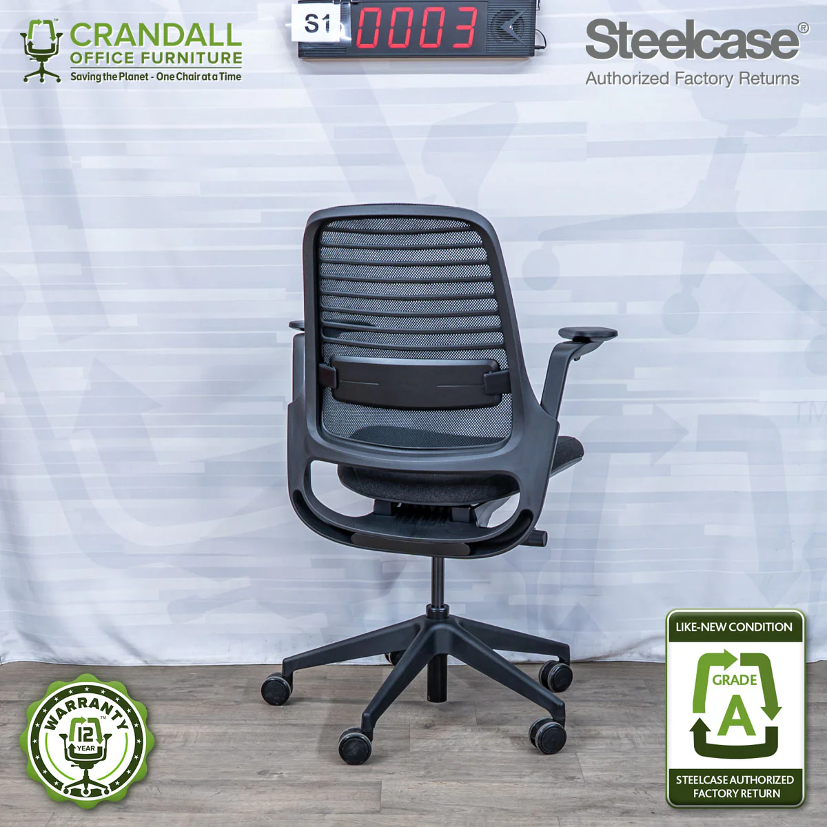 S1-0003 - Steelcase Series 1 - Grade A - Image 2