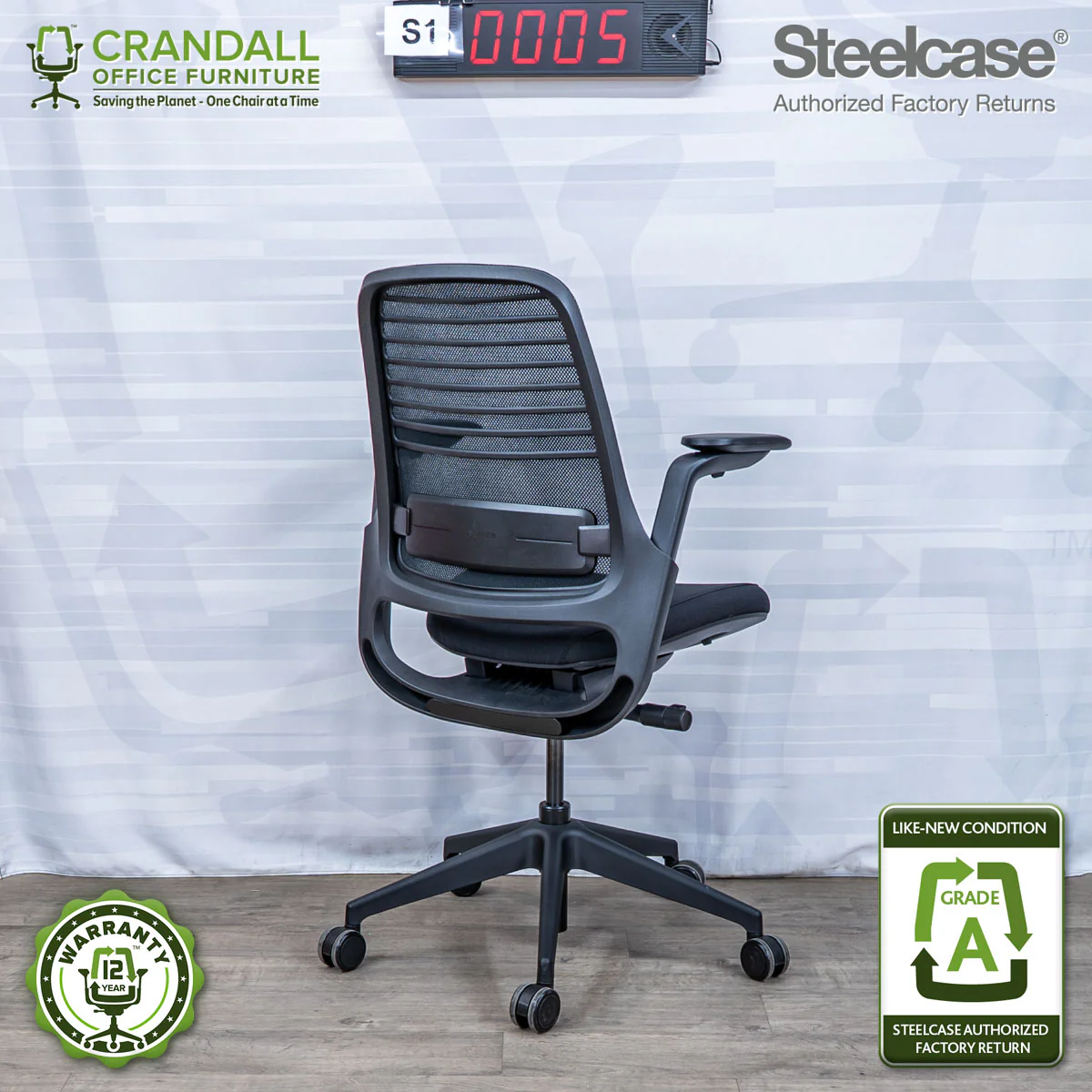 S1-0005 - Steelcase Series 1 - Grade A - Image 2