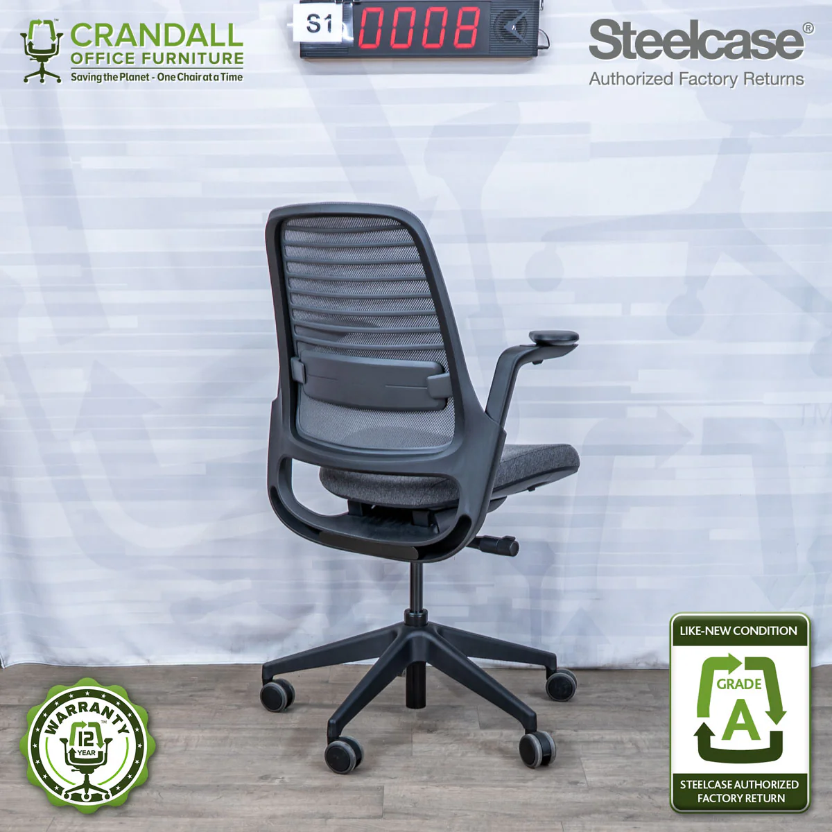 S1-0008 - Steelcase Series 1 - Grade A - Image 2