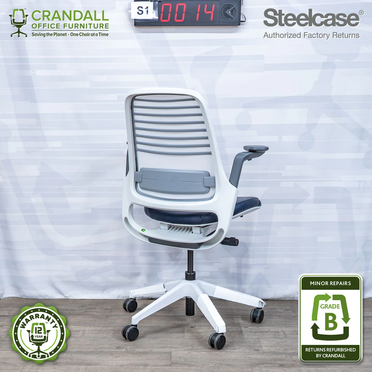S1-0014 - Steelcase Series 1 - Grade B - Image 2