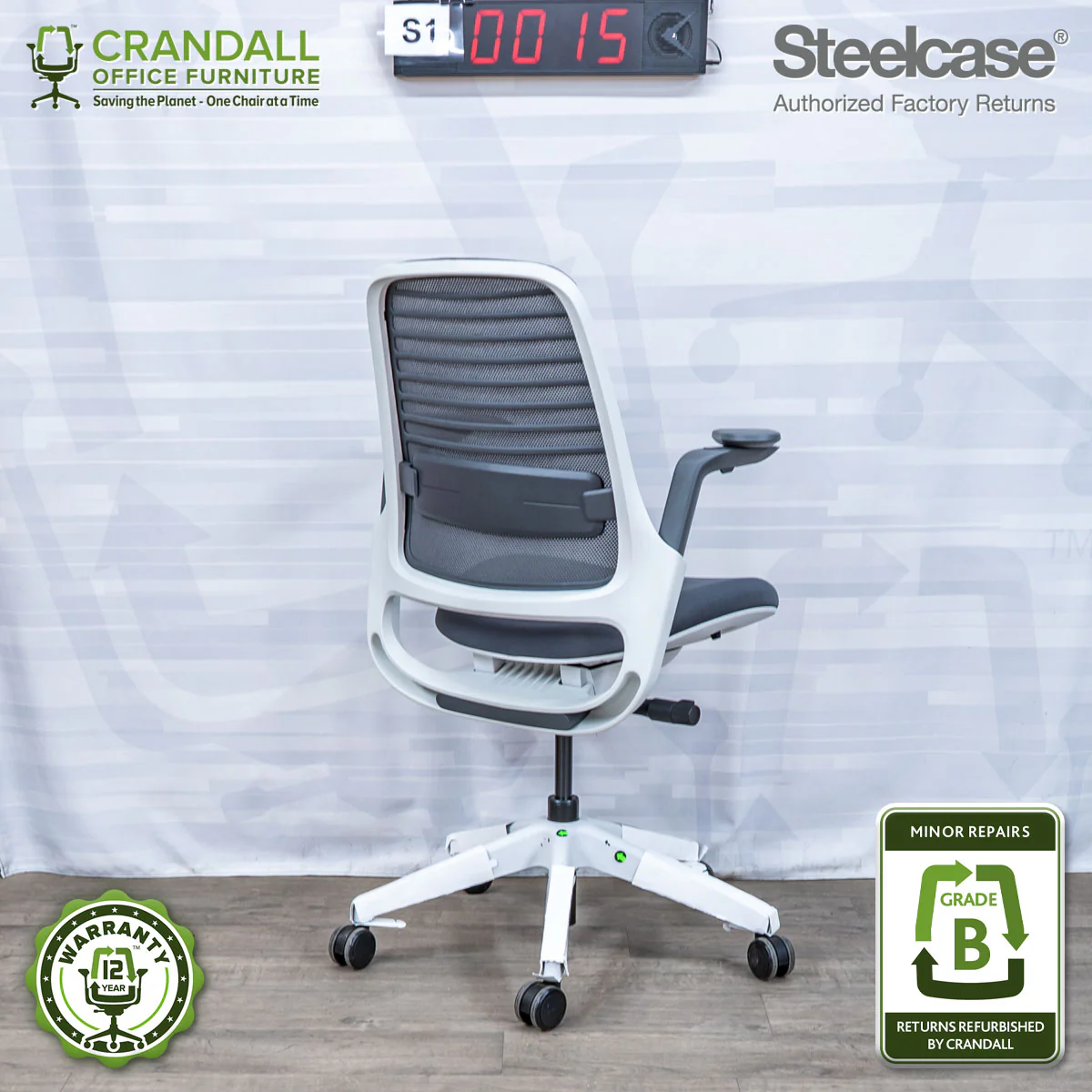 S1-0015 - Steelcase Series 1 - Grade B - Image 2