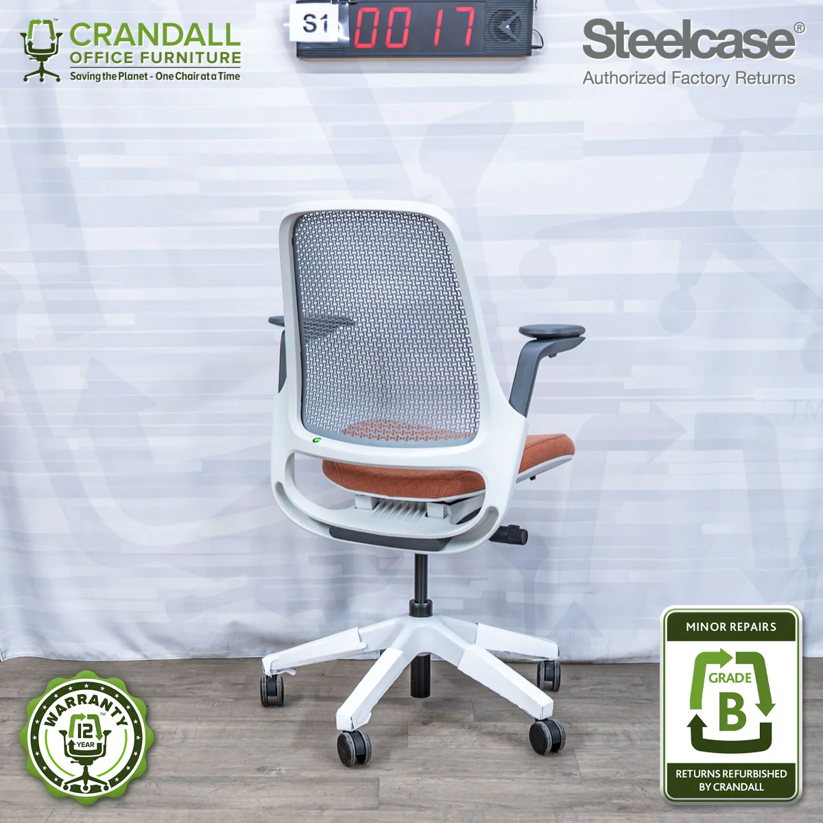 S1-0017 - Steelcase Series 1 - Grade B - Image 2