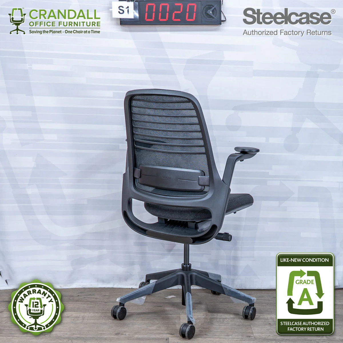 S1-0020 - Steelcase Series 1 - Grade A - Image 2