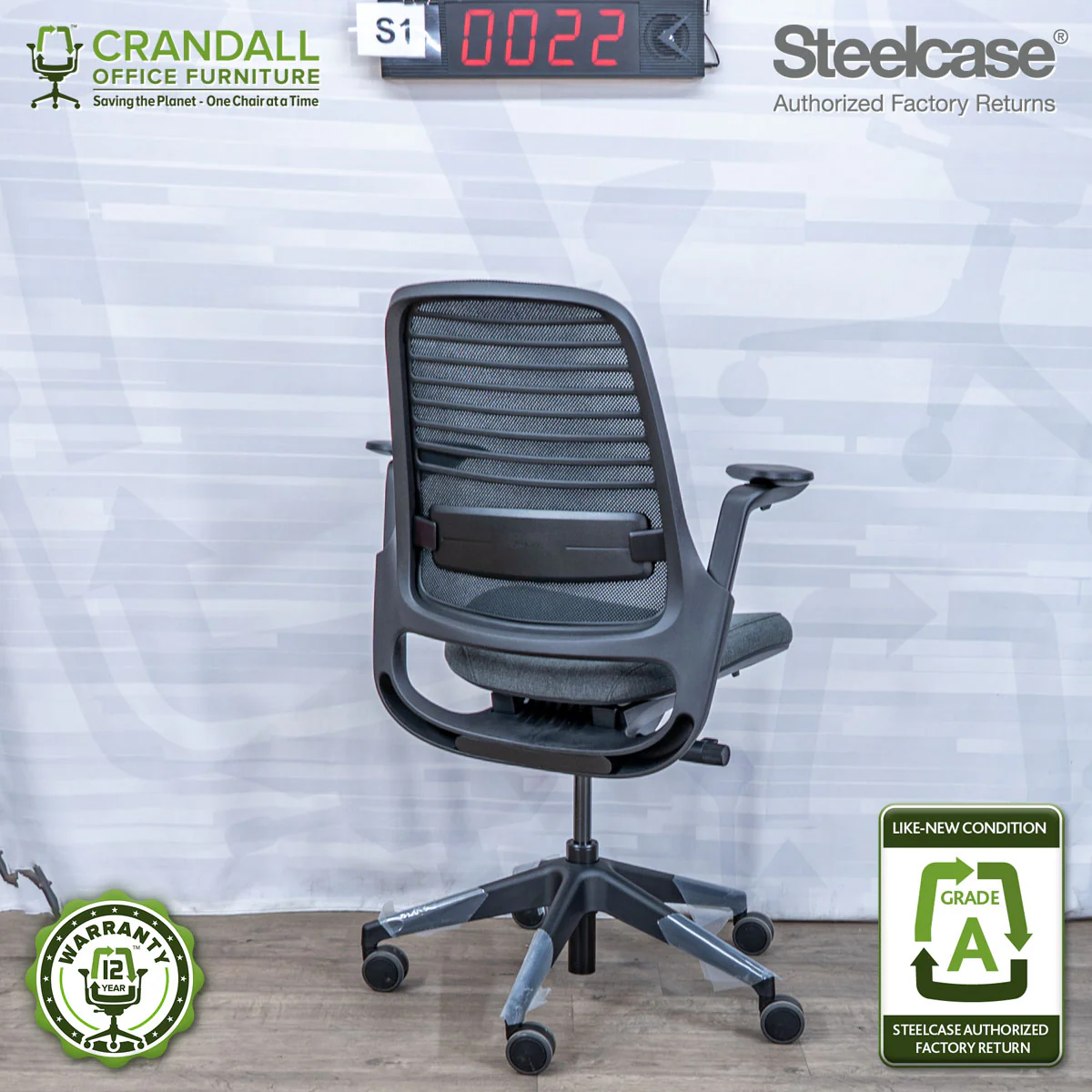 S1-0022 - Steelcase Series 1 - Grade A - Image 2
