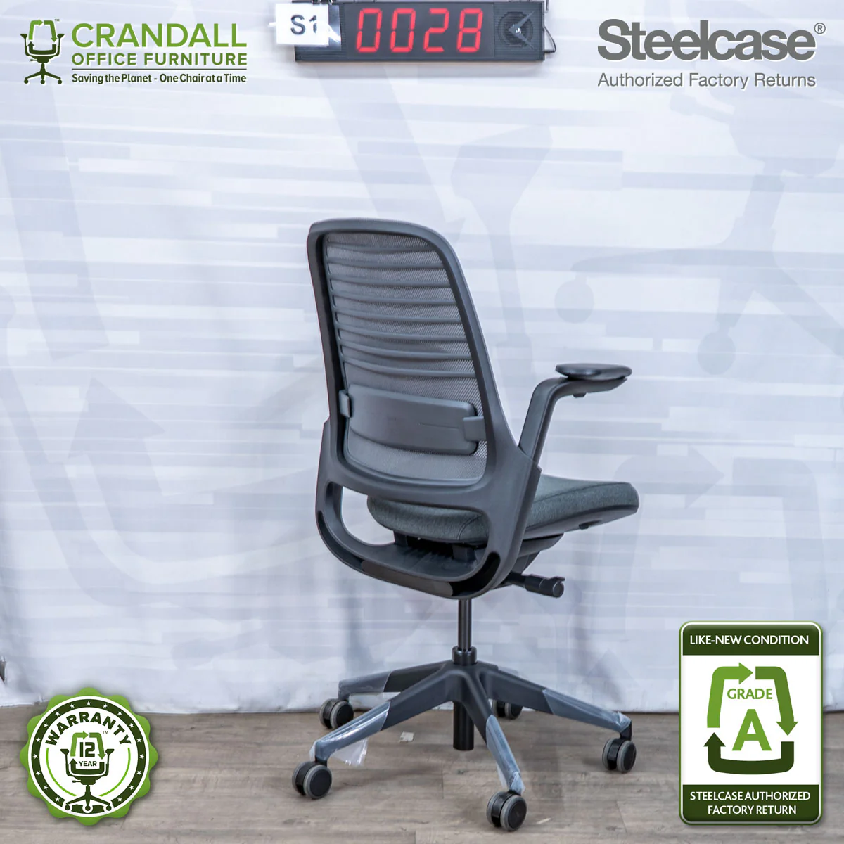 S1-0028 - Steelcase Series 1 - Grade A - Image 2