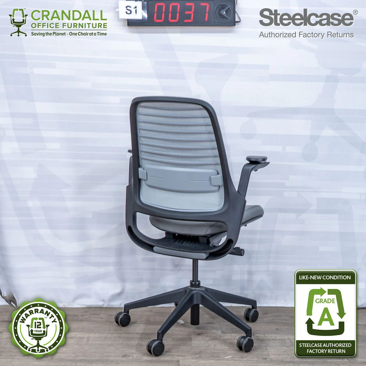 S1-0037 - Steelcase Series 1 - Grade A - Image 2