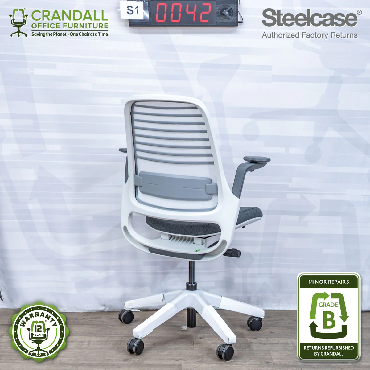 S1-0042 - Steelcase Series 1 - Grade B - Image 2