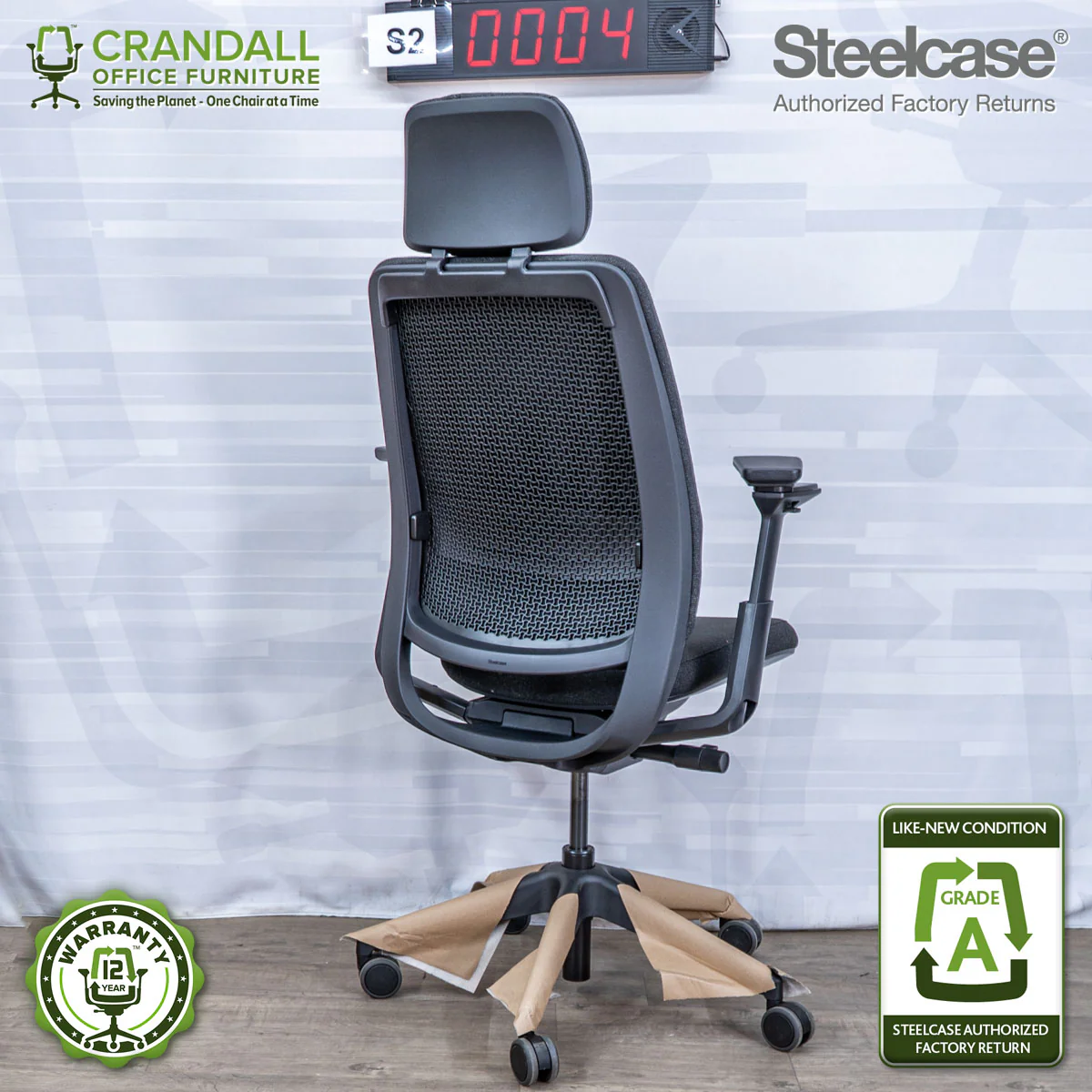 S2-0004 - Steelcase Series 2 with Headrest - Grade A - Image 2