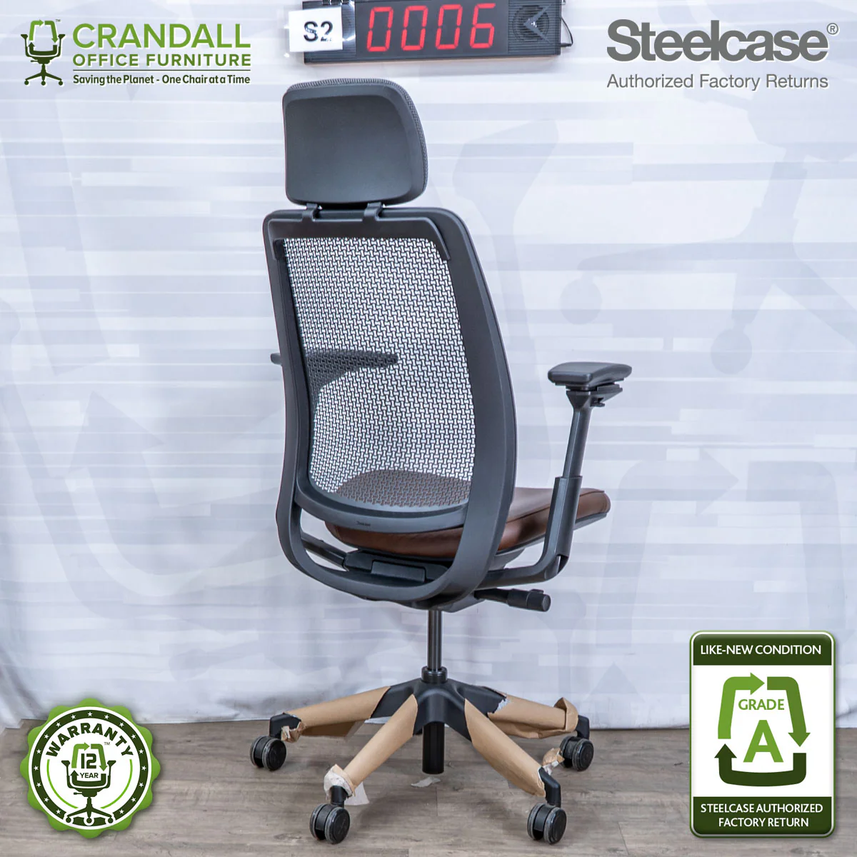 S2-0006 - Steelcase Series 2 with Headrest - Grade A - Image 2